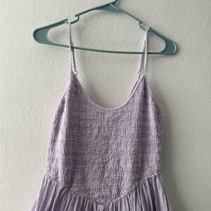 Aerie Light Purple Textured Dress